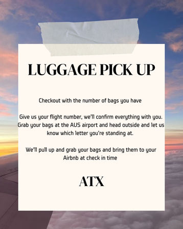 Airport Baggage Pickup: Delivered to Your Airbnb/Hotel image 5