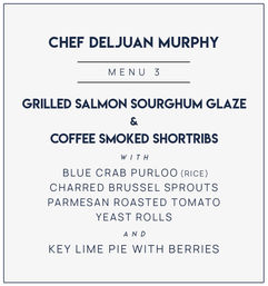 Delicious Private Chef Dinner with 3 Menu Options by Chef Deljuan Murphy (as seen on “Chopped”) image 9