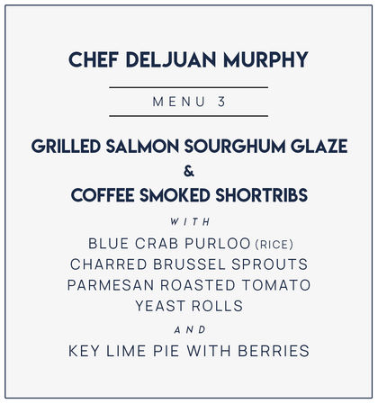 Delicious Private Chef Dinner with 3 Menu Options by Chef Deljuan Murphy (as seen on “Chopped”) image 9