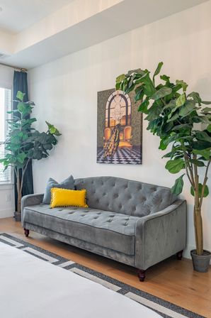 The Black House: Downtown Escape with Hot Tub, Chef, Stylish Decor, Massage & Mixology Class image 32