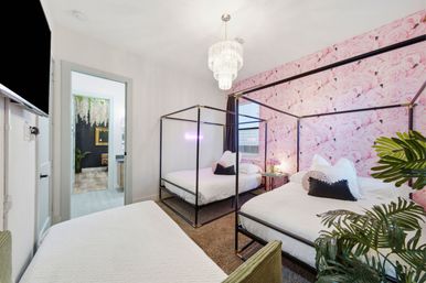Bloom House: Floral-Themed Downtown Home with Hot Tub, Chef, Massage & Mixology Class image 53