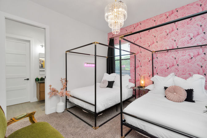 Bloom House: Floral-Themed Downtown Home with Hot Tub, Chef, Massage & Mixology Class image 45