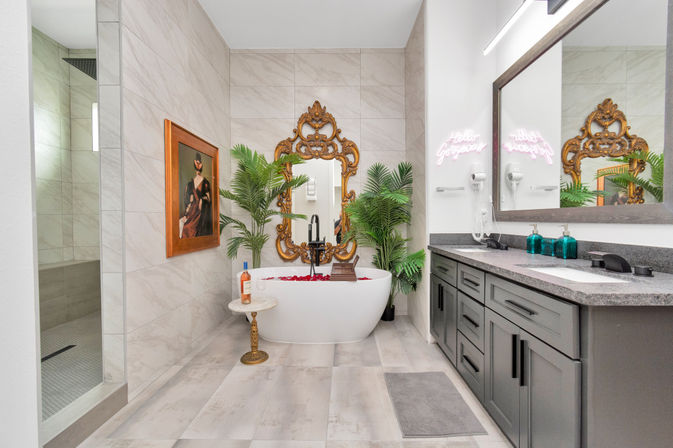 Bloom House: Floral-Themed Downtown Home with Hot Tub, Chef, Massage & Mixology Class image 24