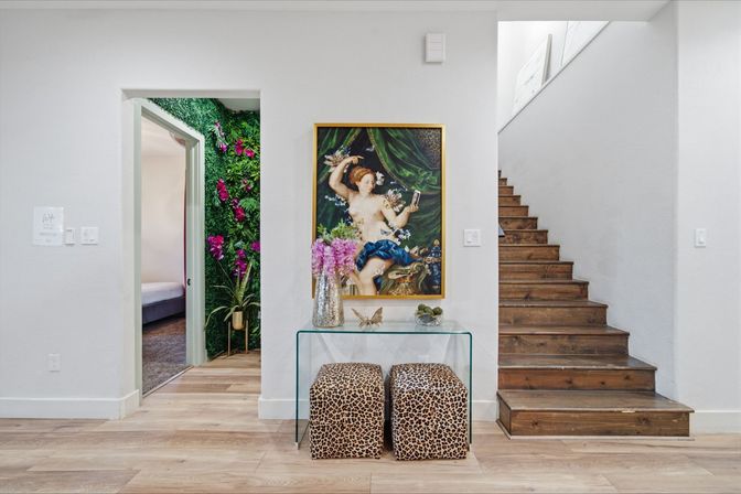 Bloom House: Floral-Themed Downtown Home with Hot Tub, Chef, Massage & Mixology Class image 84