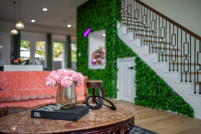 The Garden of Eden HTX: Insta-Worthy Home with Game Room, Hot Tub, Private Chef, Massage & Mixology Class image 35