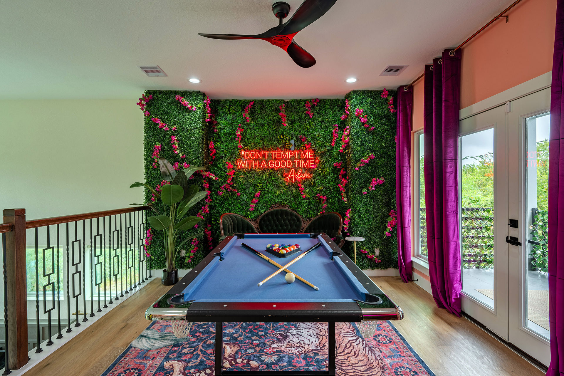 The Garden of Eden HTX: Insta-Worthy Home with Game Room, Hot Tub, Private Chef, Massage & Mixology Class image 2