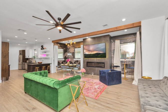 Bloom House: Floral-Themed Downtown Home with Hot Tub, Chef, Massage & Mixology Class image 10