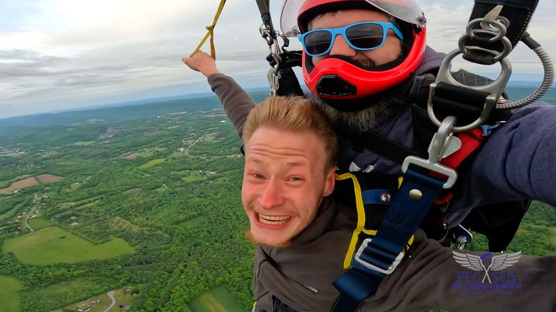 Skydiving Over The Poconos Mountains image 21