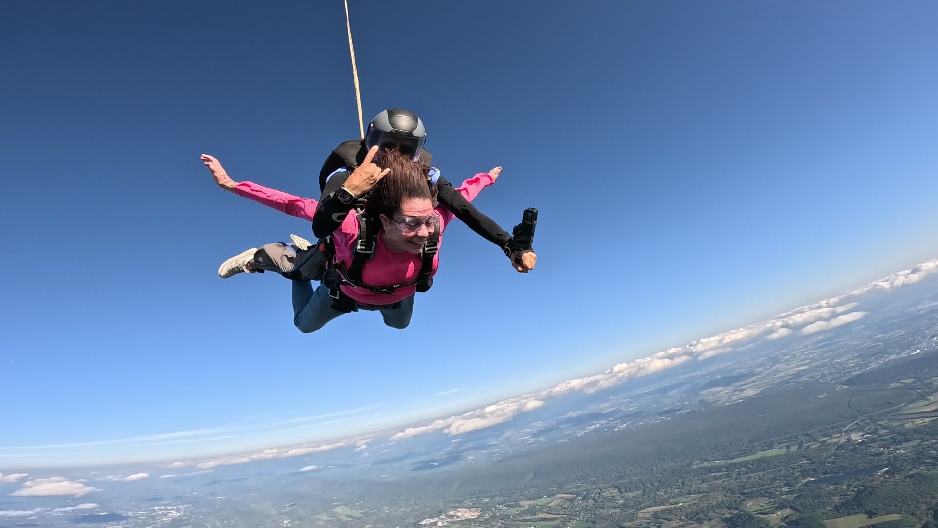 Skydiving Over The Poconos Mountains image 2