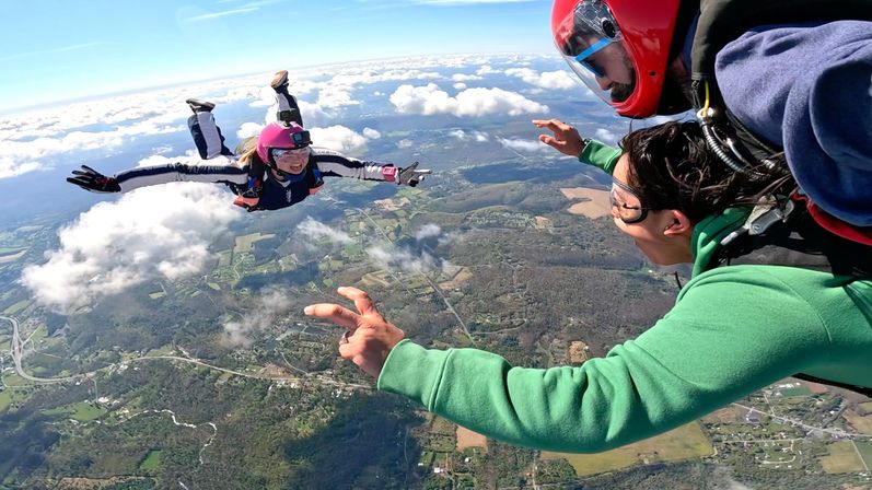 Skydiving Over The Poconos Mountains image 27