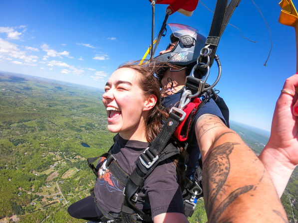 Skydiving Over The Poconos Mountains image 4