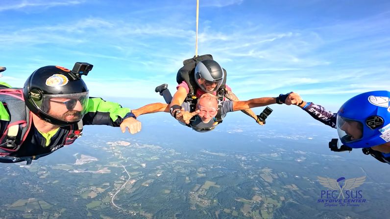 Skydiving Over The Poconos Mountains image 13