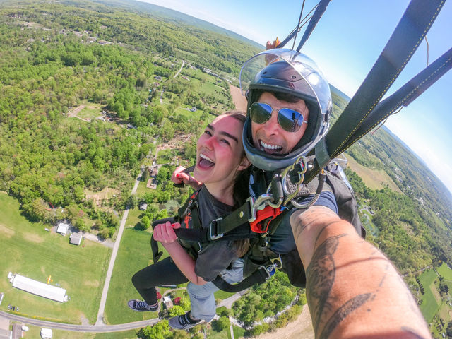 Skydiving Over The Poconos Mountains image 3