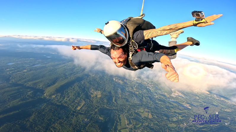 Skydiving Over The Poconos Mountains image 19