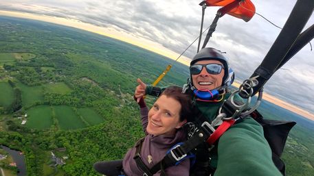 Skydiving Over The Poconos Mountains image 12
