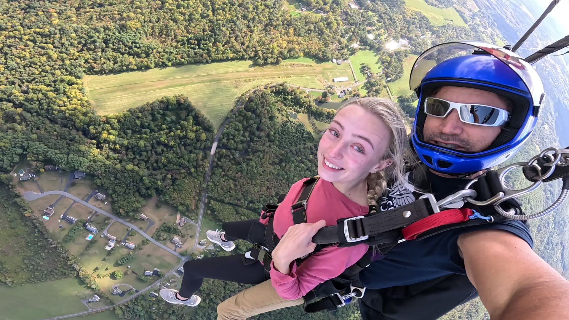 Skydiving Over The Poconos Mountains image 1