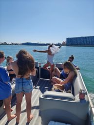 BYOB Pontoon Party Boat in St. Pete with Expert Crew, Scenic Views, Insta-Worthy Floats, and More! image 6