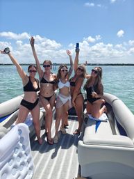 BYOB Pontoon Party Boat in St. Pete with Expert Crew, Scenic Views, Insta-Worthy Floats, and More! image 8