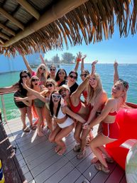 BYOB Floating Tiki Boat Party in St Pete with Expert Crew, Scenic Views, Shot-Ski, and More! image 30