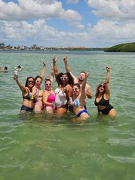 BYOB Floating Tiki Boat Party in St Pete with Expert Crew, Scenic Views, Shot-Ski, and More! image 12