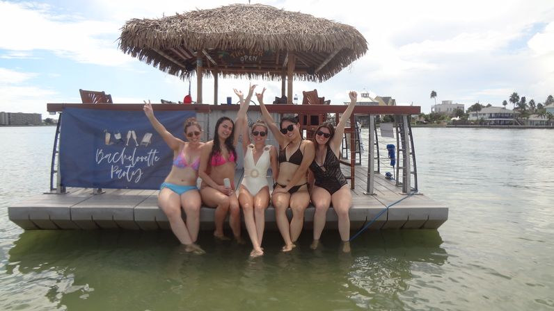 BYOB Floating Tiki Boat Party in St Pete with Expert Crew, Scenic Views, Shot-Ski, and More! image 48