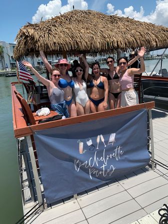 BYOB Floating Tiki Boat Party in St Pete with Expert Crew, Scenic Views, Shot-Ski, and More! image 34