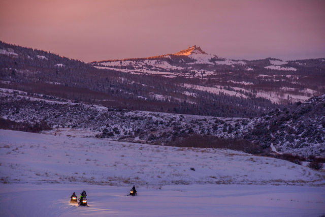 Snowmobile Experience: Ride through a Private 6,000 Acre Ranch Outside Vail image 4