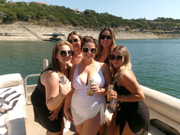 Off-Season Reduced Prices!! Lake Travis Private Pontoon Party at Devils Cove: BYOB Charter with Captain, Party Pad & Sound System image 9