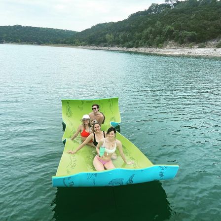 Off-Season Reduced Prices!! Lake Travis Private Pontoon Party at Devils Cove: BYOB Charter with Captain, Party Pad & Sound System image 10