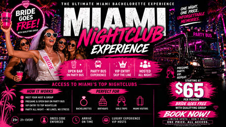 Bride Goes Free - Pregame + Party Bus + Open Bar & Club Entry image 1