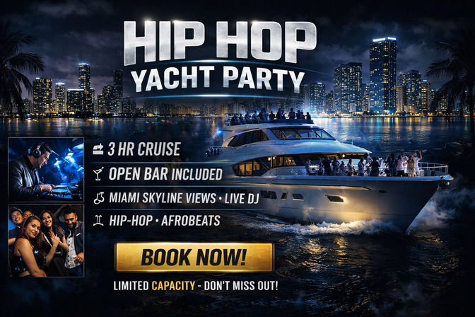 3-Hour Hip Hop Booze Cruise with Open Bar Included image 1