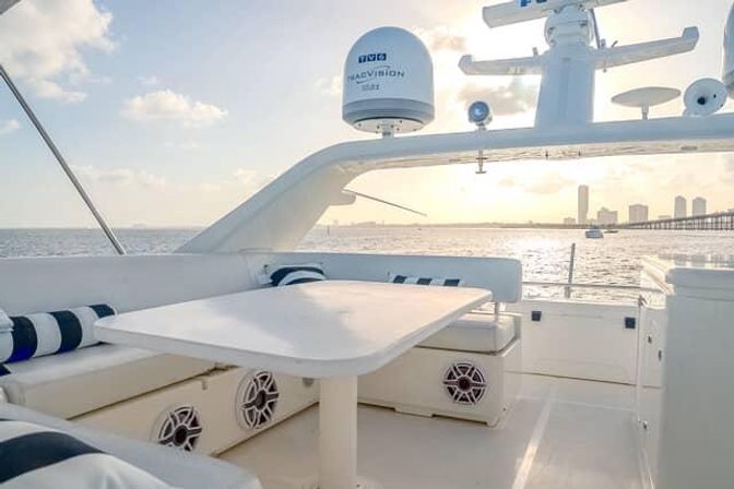 Private VIP Yacht Experience Aboard the 70FT Ferretti with Miami Skyline Views image 9