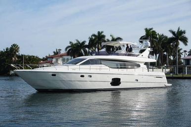 Private VIP Yacht Experience Aboard the 70FT Ferretti with Miami Skyline Views image
