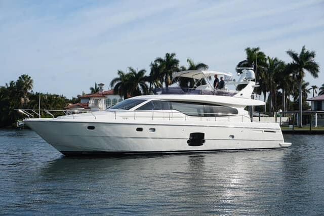 Private Yacht Rental Miami — 70ft Ferretti with Skyline Views image 3