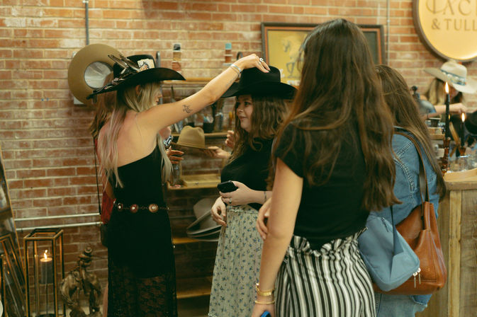 Tack and Tulle: Custom Western Hat Bar Experience in Charlotte image 9
