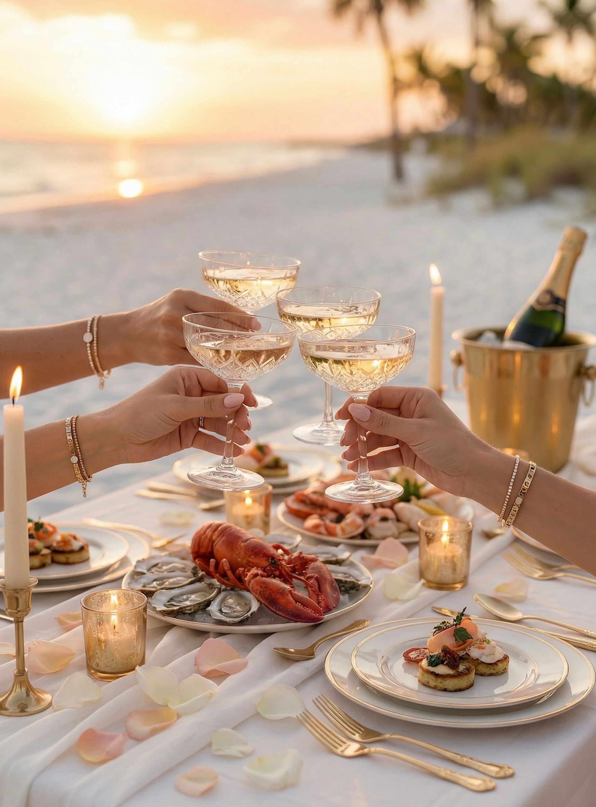 Bachelorette Party Decor Setup in Sarasota and Siesta Key image 2