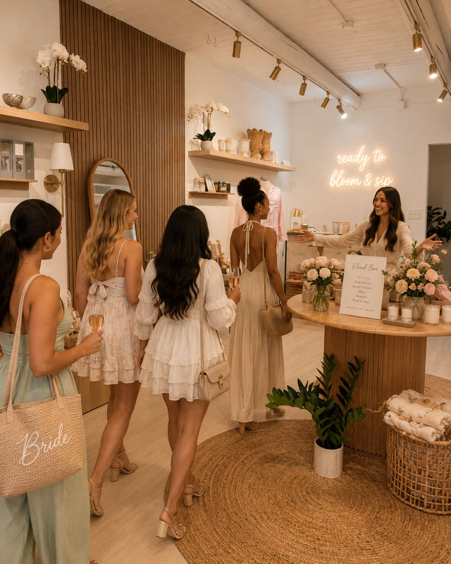 Bloom and Sip Floral Bar Experience image 3