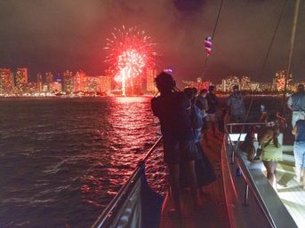 Friday Night Fireworks Cruise from Waikiki Beach image