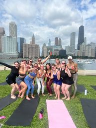 Namaste then Rosé: Yoga & Pilates Class: Rosé, Aromatherapy, Mats, & Custom Playlist Included! image 2