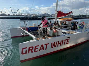 Miami Beach Boat Party on the Great White Catamaran image