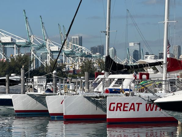 Miami Beach Boat Party on the Great White Catamaran image 5
