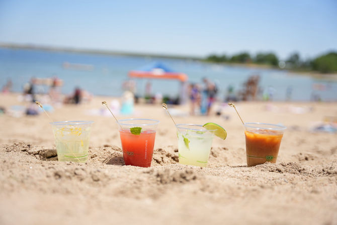 Paddle & Pints: Sunset Paddle + Lakeside Happy Hour image 5