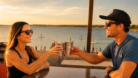 Paddle & Pints: Sunset Paddle + Lakeside Happy Hour image