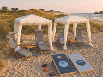 Nantucket Cabana—Resort-style beach day with full setup and breakdown! image