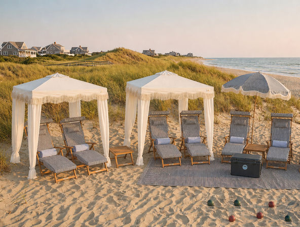 Nantucket Cabana—Resort-style beach day with full setup and breakdown! image 2