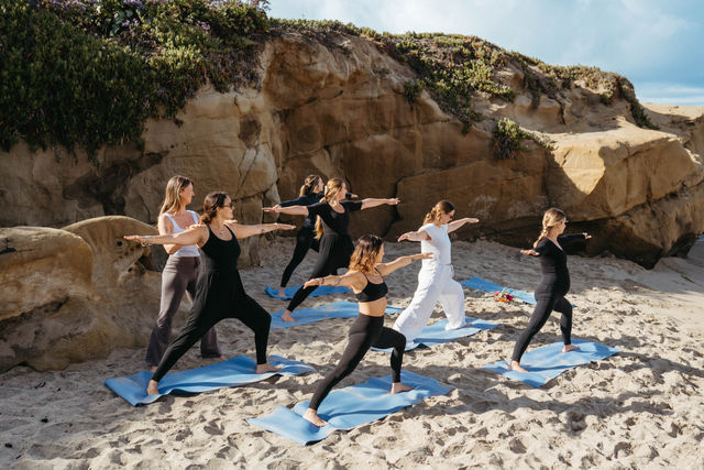 Private Group Yoga Class and Sound Healing in San Diego: Home or Beach image 3