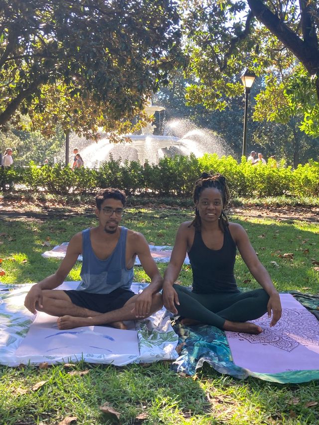 Yoga in Forsyth Park: Group Class in Savannah Historic District image 3
