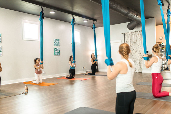 Private Aerial Yoga Group Class image 5