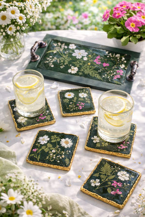 Resin Art Experience: Floral & Steampunk Keepsake Workshop (BYOB) image 10