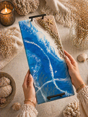 3D Ocean Resin Art Experience - Create Your Own Beach Waves - BYOB image 5